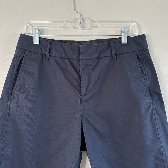 Quince Black Organic Stretch Cotton Chino Bermuda Shorts, 10 - Picture 3 of 9